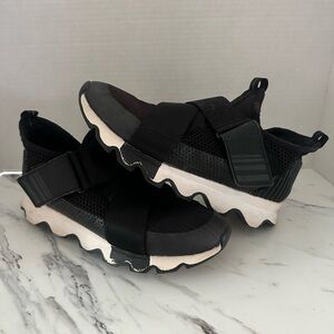 Sorel Black and White Women's Sneakers